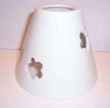 VINTAGE CANDLE MAGIC CERAMIC LAMP SHADE NO.51755 - DISTLEFINK DESIGNS