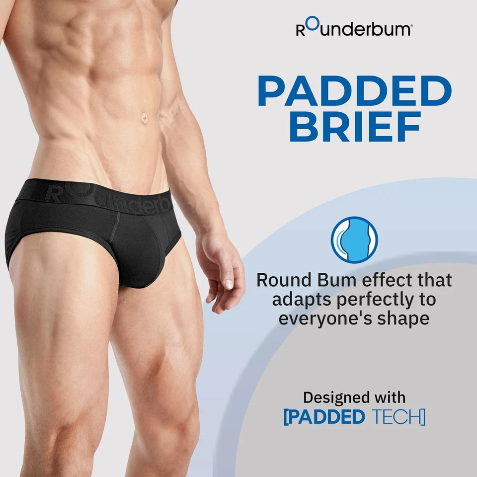 Mens Underwear | Padded Technology | Brief | Brief with Butt Enhancing Pads |... - Image 2 of 4