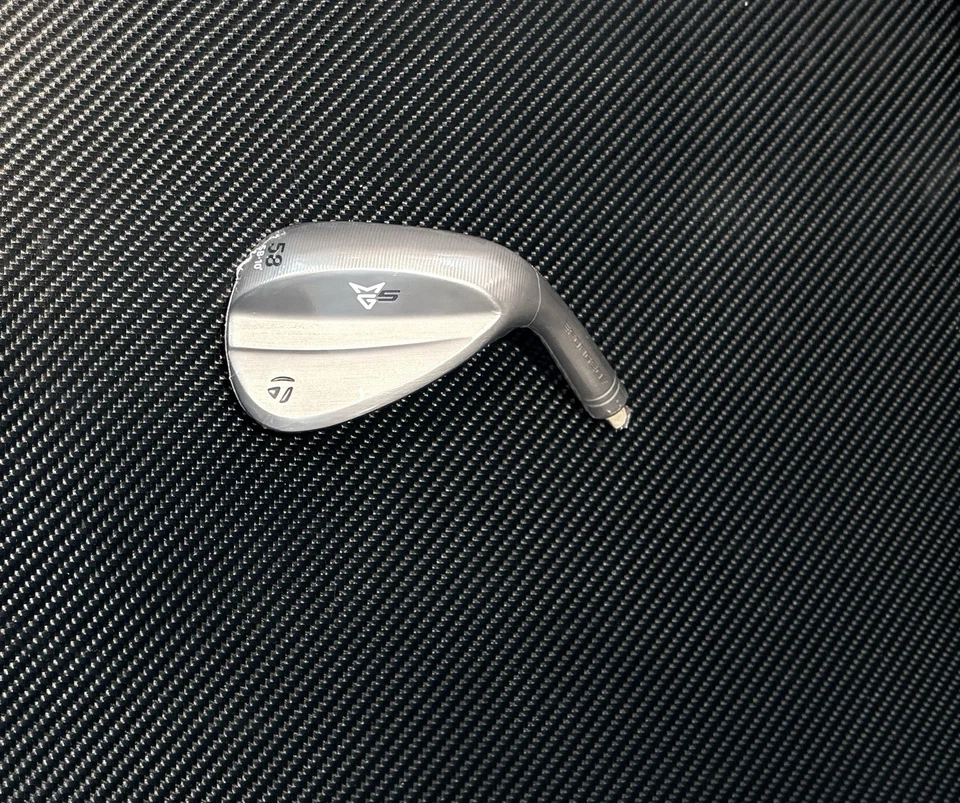 NEW TOUR ISSUE! TaylorMade MILLED GRIND 5 (MG5) 58° SB Wedge RAW- HEAD ONLY - Image 3 of 4