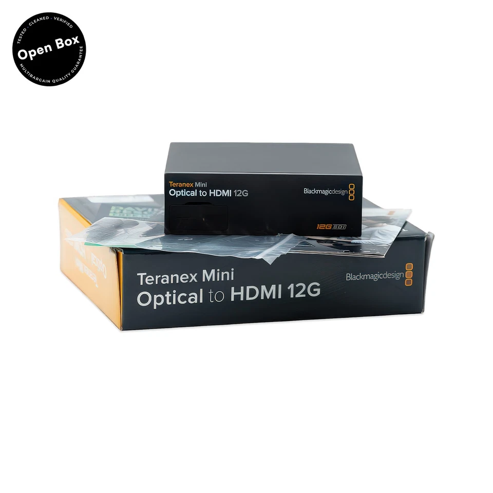 Blackmagic Design Teranex Mini Optical to HDMI 12G 4K SDI Video Converter - Image 3 of 3