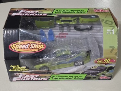 1:24 Fast And Furious Speed Shop Brians Mitsubishi Eclipse Racing Champions Rare