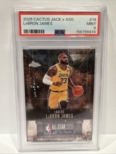 2025-26 Topps Chrome Cactus Jack X ASG LeBron James PSA 9 Lakers All Star Game