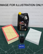 FOR TOYOTA AYGO 1.0 2014-2025 PETROL SERVICE KIT FILTERS SPARK PLUGS + 5L OIL