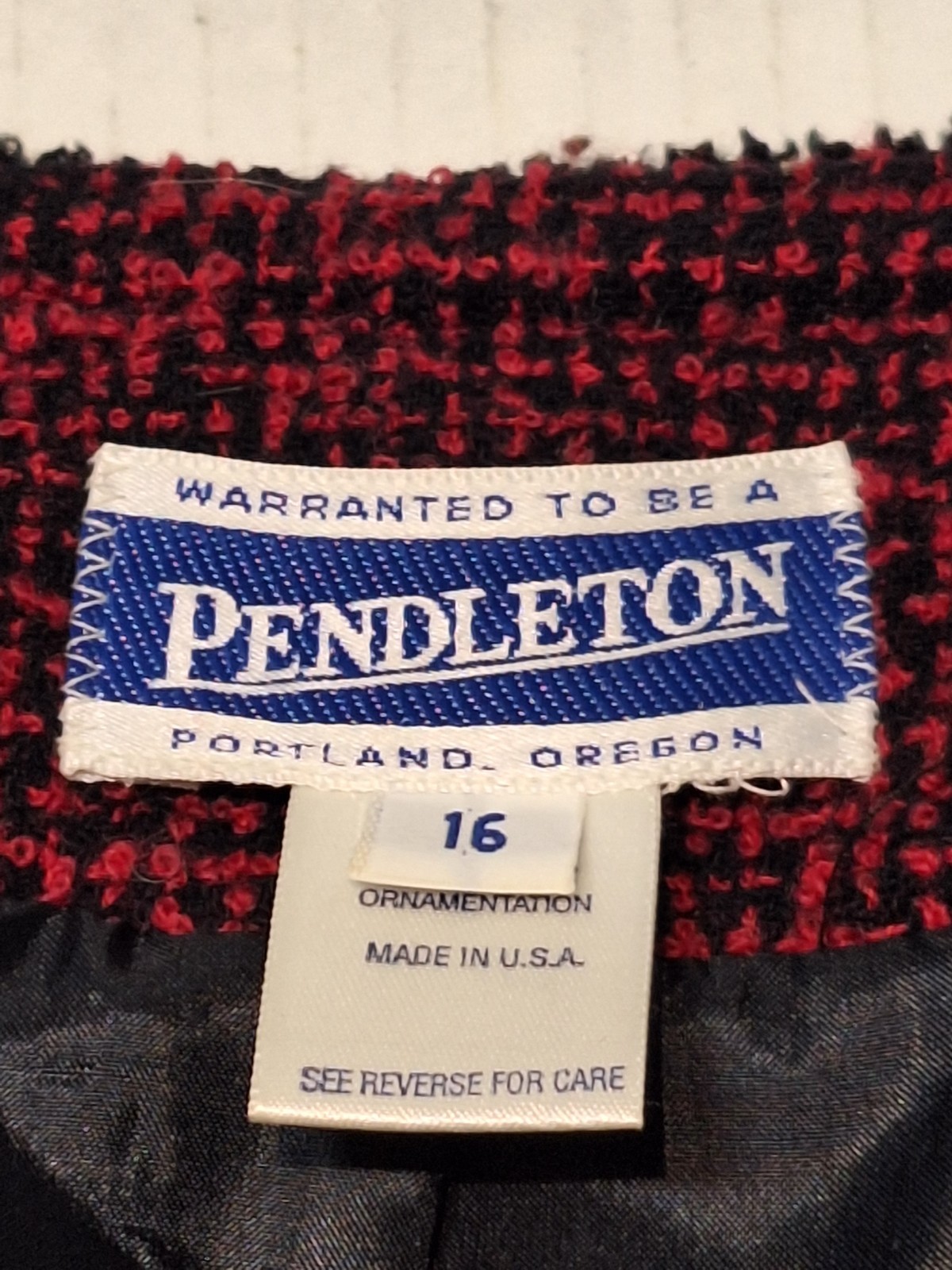 Pendleton Button Up Cardigan,  Wool Blend, Woman'… - image 7