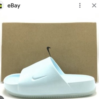 New Nike Women's Calm Slide SE ~ Glacier Blue Sandals W 9