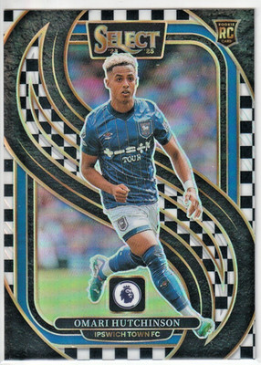 2024-25 Select EPL - Omari Hutchinson Mezzanine Checkerboard RC Ipswich SSP #120