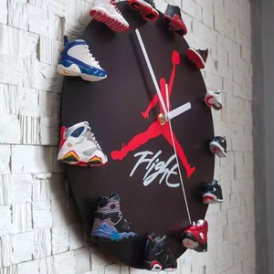 jordan shoe clock