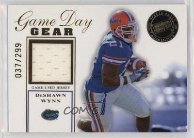 2007 Press Pass SE Game Day Gear Gold /299 DeShawn Wynn #GDG-DW3 Rookie RC 1hm6