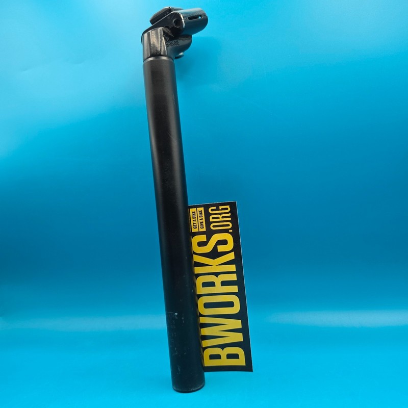 Vintage SR Sakae Bicycle Seatpost 28.6mm Diameter 310mm Length Black Alloy  f29