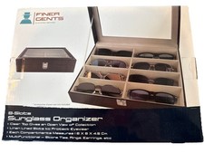 8 Slots Sunglasses Organizer Multiple Eyeglasses Display Case for Men Women