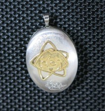 Dora the Explorer Sterling Silver and Gold Pendant Locket
