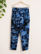 Balera Performance Dancewear Pop Star Pants Blue Camo Camouflage Dance Small
