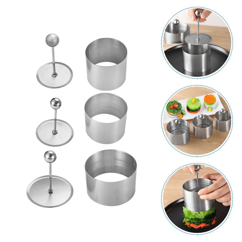 3 Sets Form Für Reisbällchen Maker Reisbällchenhersteller Tiramisu-Form