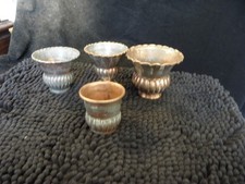 Set of 4 copper vases made in United Arab Republic