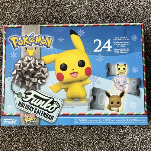 Pokemon Funko Holiday Calendar 2021 Advent 24 Vinyl Pops 25th Anniversary