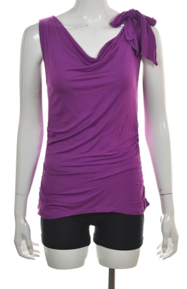 売れ筋商品|||ウィークデイ Tシャツ レディース トップス BOATNECK SLEEVELESS  - Top -  purple Violet & Claire Womens Top Size M Orchid Purple Solid Blouse