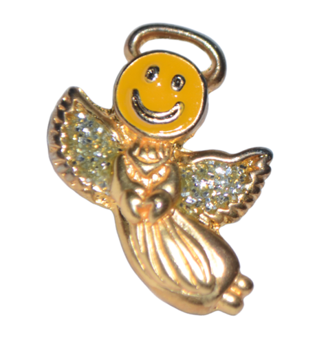 Angel Tack Pins Brooch Lucky Penny Happy Face Set of 5 - Picture 3 of 7