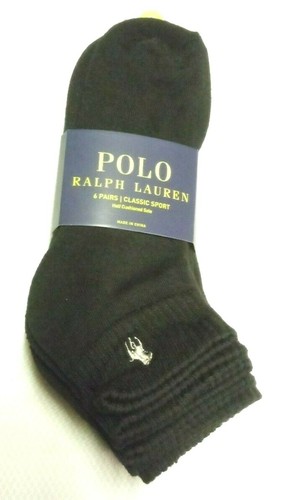 NUOVISSIMA POLO RALPH LAUREN UOMO CLASSIC SPORT CALZE MULTICOLORE 6 PAIA - Foto 5 di 10