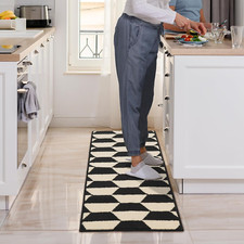 Kitchen Mats for Floor, Kitchen Rugs Non Slip Washable, Runner Rugs for Kitch...