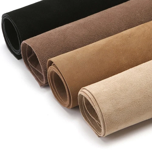 Quality A Grade Suede Hide Skin Genuine Leather Cow Split Leather Snow Sewing - Picture 7 of 40