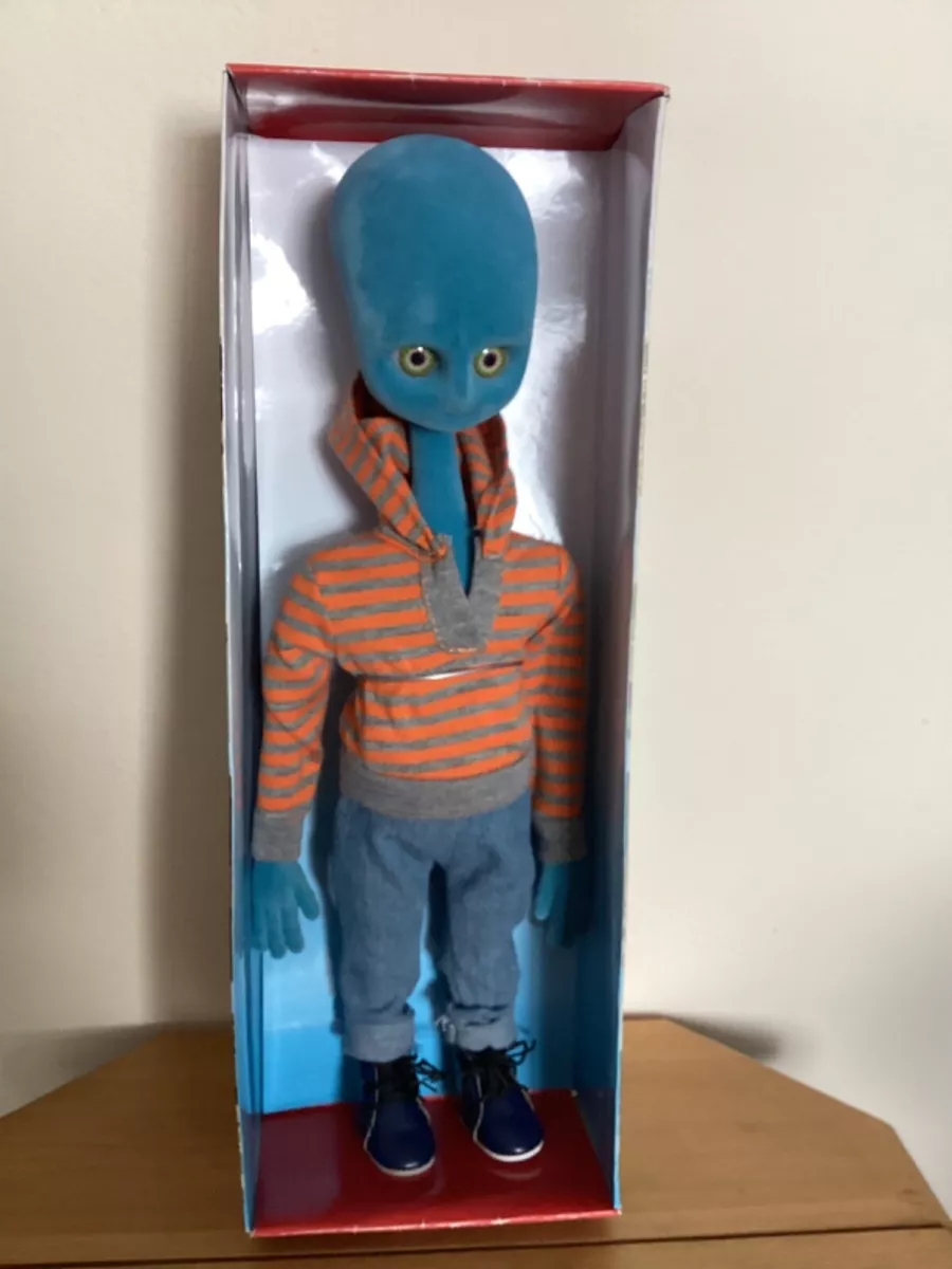 Chad Valley, Argos Promotional Item, Blue Alien Figure, RUFUS, Boxed