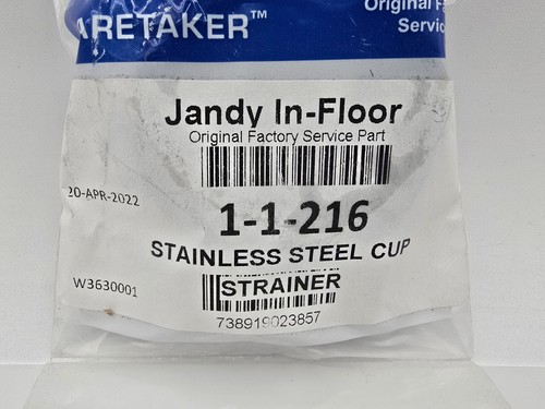 Zodiak Jandy Stainless Steel Cup Strainer Environ Pool Dust & Vac Caretaker - Picture 4 of 11