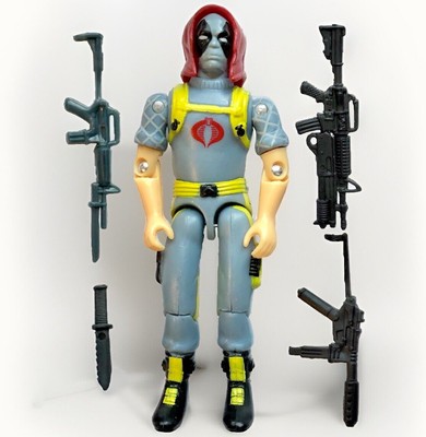GI Joe Black Major Custom Zartan Dread Nok Cobra Python Patrol Action Figure