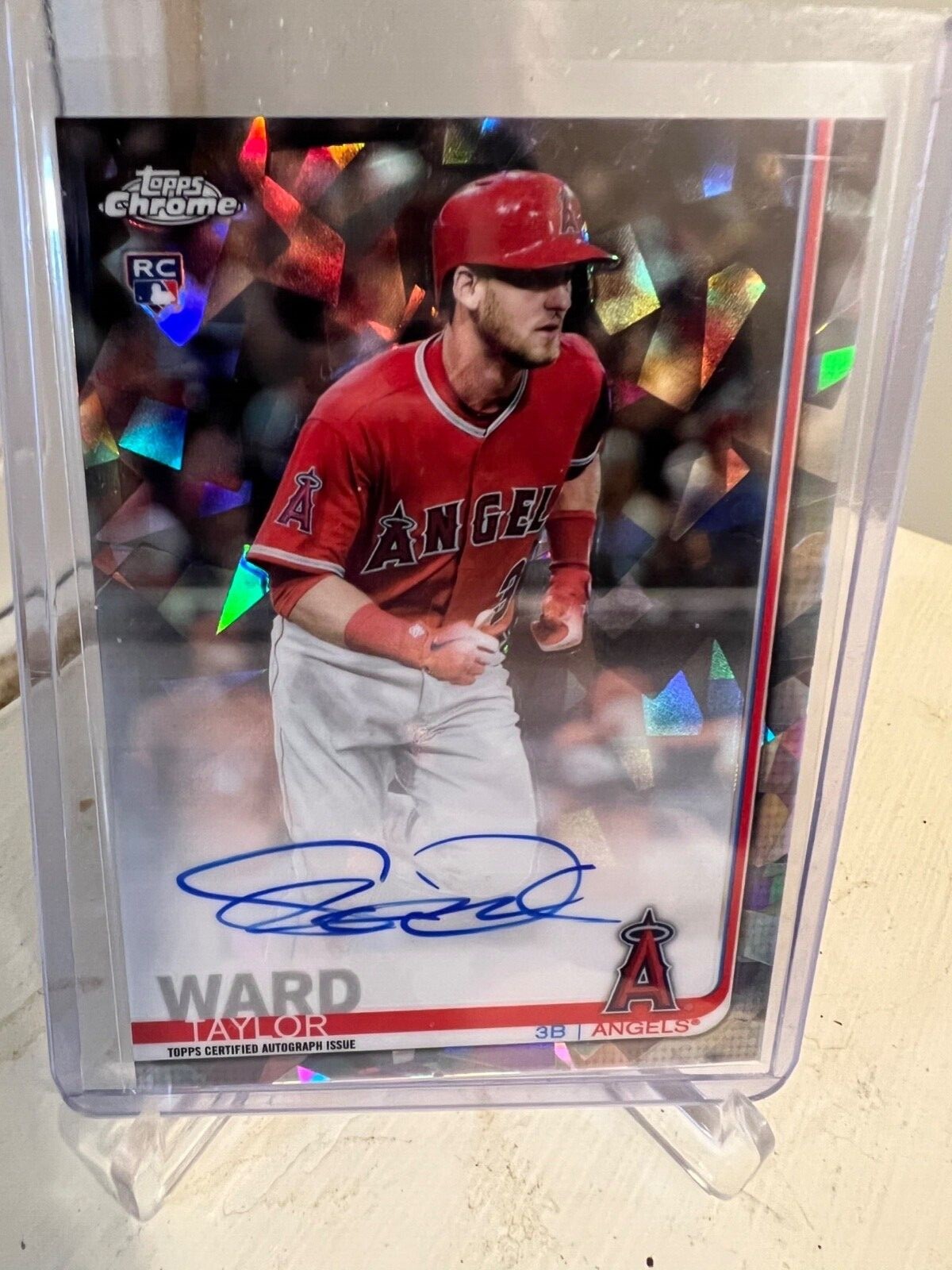 2019 Topps Chrome Sapphire Taylor Ward RC Auto HOT Angels!!!