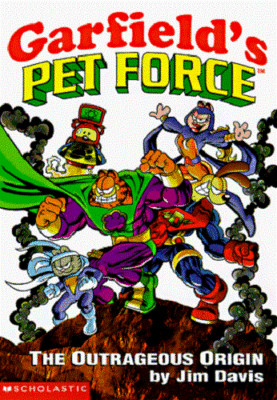 Complete Set Series Lot of 5 Garfield's Pet Force books by Jim Davis Dog of Doom
