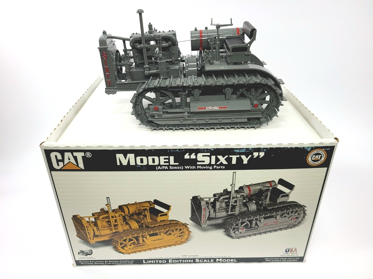Caterpillar Model Sixty Crawler Tractor - Gray - Riecke CCM 1:16