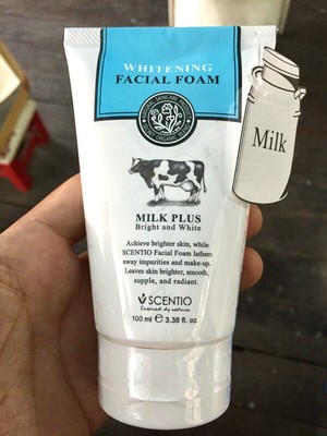 milk plus facial foam
