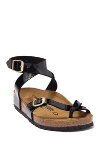 birkenstock yara black patent