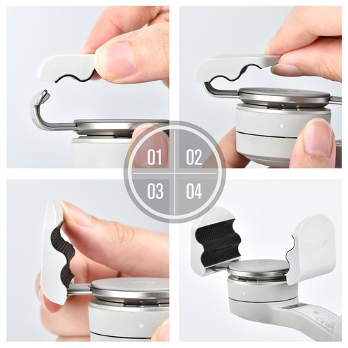 Gray Magnetic Clamp Clip Extension Buckle for DJI OM 5 Handheld Stabilizer - Picture 23 of 23
