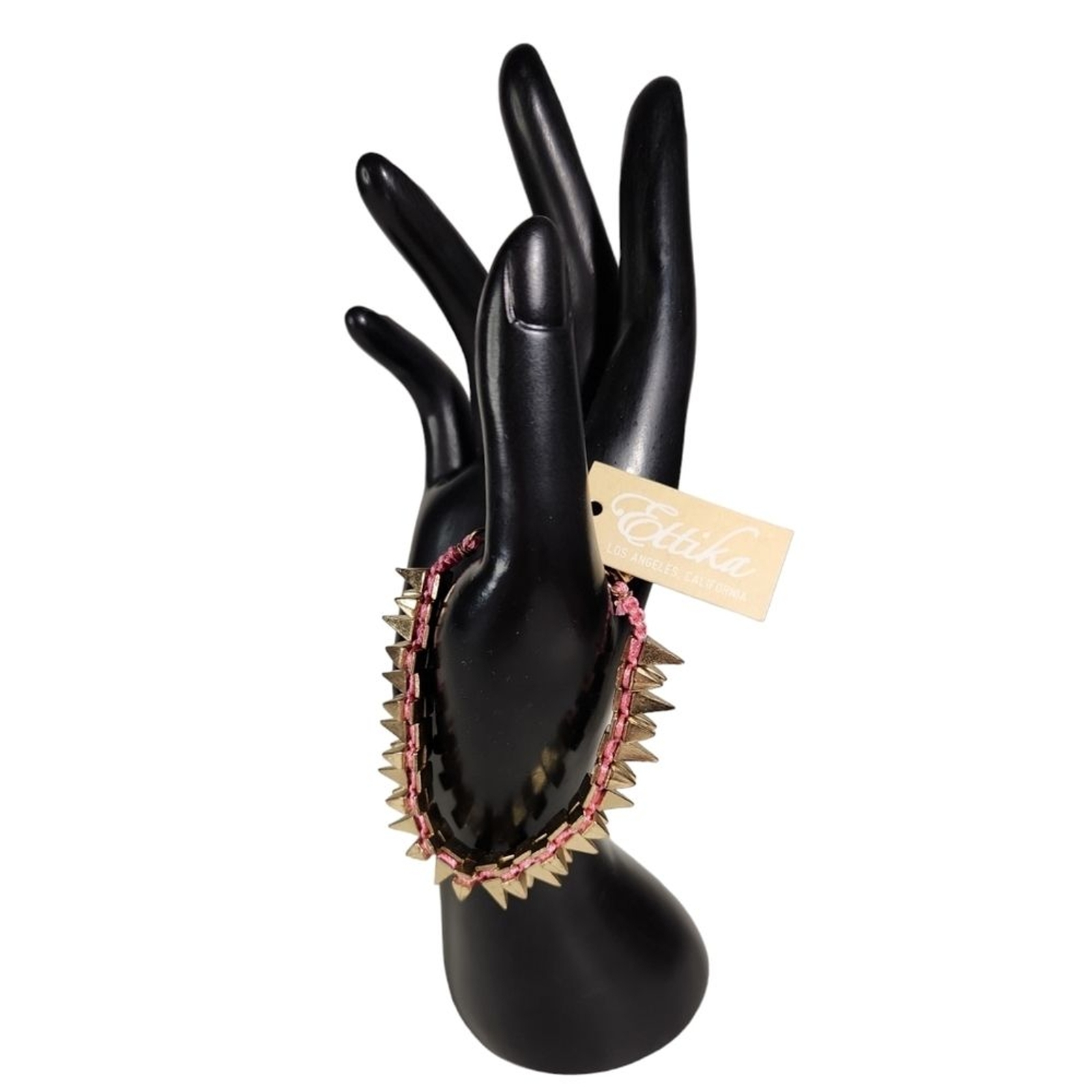 NWT Ettika Pink and Gold Studded Bracelet