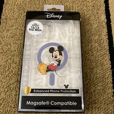 Disney Mickey Mouse Fits iPhone 12/13 Pro Max Case, MagSafe Compatible Free Ship