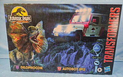 Transformers Jurassic Park X Dilophocon & JP12 Collaborative Set New