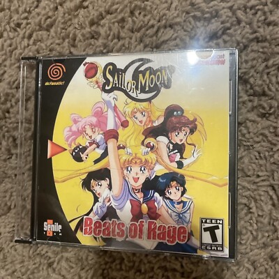 Sailor Moon Beats Of Rage Homebrew (Sega Dreamcast) CIB Home Brew