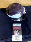Paul Krause HOF 98 Autographed Authentic Vikings Mini Helmet JSA COA & Case — photo 1