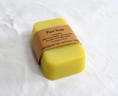SAPPANY SOAPS Natural Handmade Unscented Face Soap organic ingredients SLS Free vegan