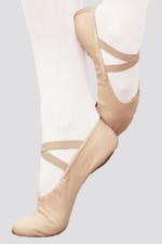 So Dance Stelle Stretch Canvas Split Sole Ballet Shoes Women's 8.5 MW Sand