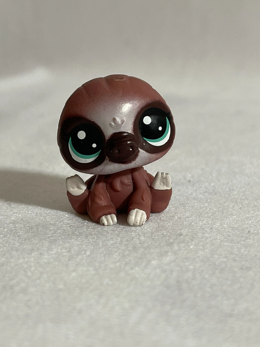 Littlest Pet Shop LPS Mini Pet Sid Slother Brown Sloth 2 107