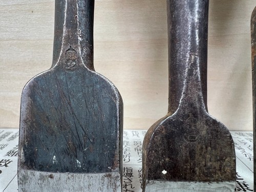 Vintage Japanese Chisel 14set Nomi /Hand Plane Saw Iron Hammer Hand Tool/d68 - Picture 16 of 24
