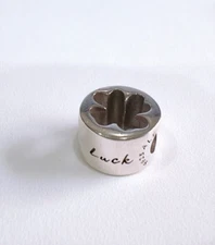 Luck Charm, S925 Cut Out Four Leaf Clover Charm For Bracelet