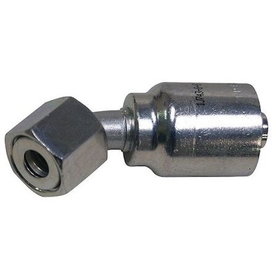 Parker 1J743-4-4 Hose Fitting,Female Ors,Elbow,Hose 1/4