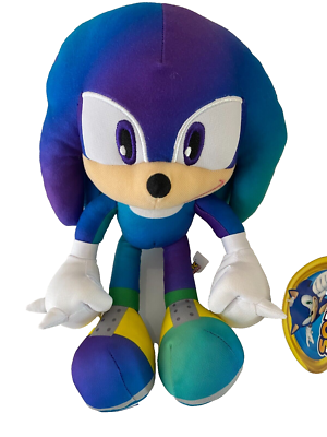 Gradient Sonic The Hedgehog KNUCKLES Plush Toy Large 11 inch