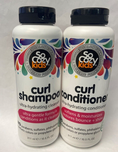 So Cozy Kids Curl Shampoo & Conditioner Ultra-Hydrating 10.5 fl oz *Twin Pack* - Bild 1 von 2