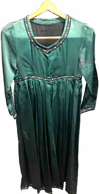 emerald green coat dress Nova Tie Back Dress in Emerald Green | OMNES | Ethical & Affordable  Clothing main image 0