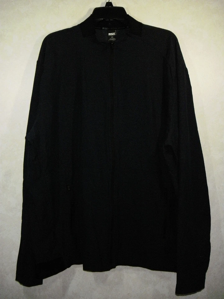 Chaqueta MSX By Michael Strahan Hombre XXL Azul Cremallera Completa Ligera Manga Larga Foto 2 de 4