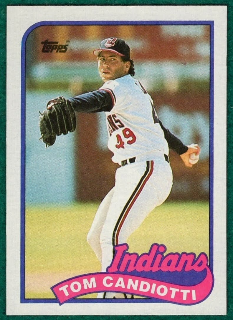 Tom Candiotti - 1989 Topps #599 - Cleveland Indians Baseball Card