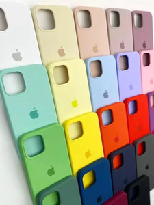 COVER in silicone per iPhone16 15 13 11 14 12 Pro Max. Vari colori disponibili.